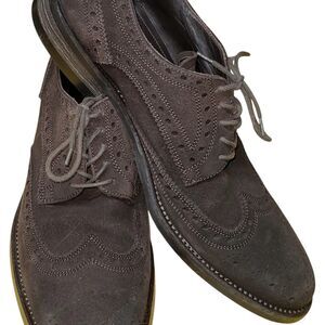 Donald Pliner Mens Brown Brogue Wingtips 10M Emerik